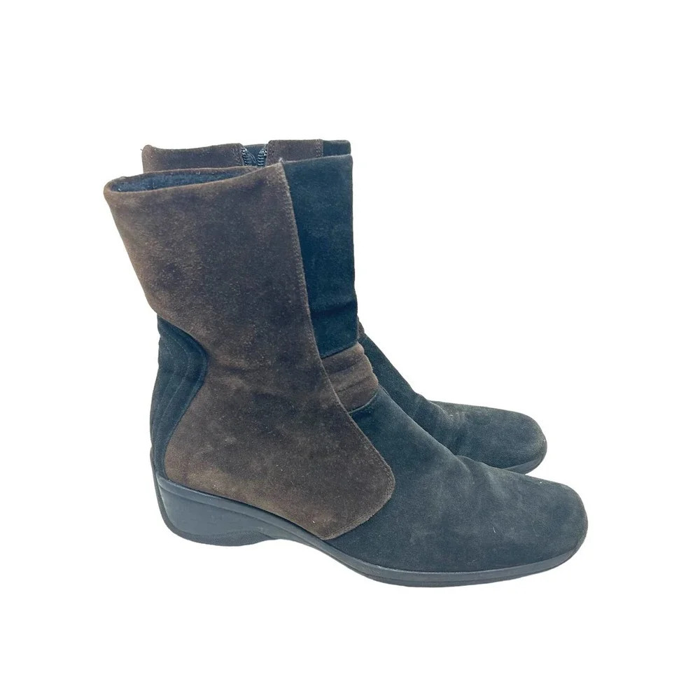 Aquatalia Snow Boots Patchwork Winter Waterproof … - image 1